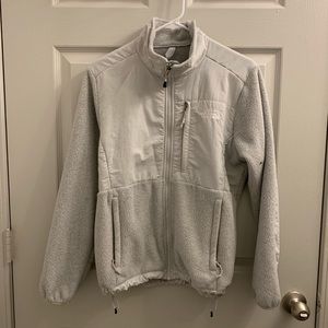 North Face Fleece Jacket, grey, Medium